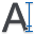 Single Line Text Icon