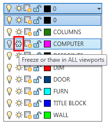Freeze Layer in a Viewport