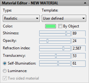 Material Editor Settings