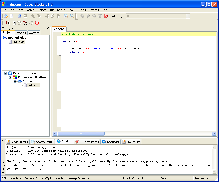 Main Editor View